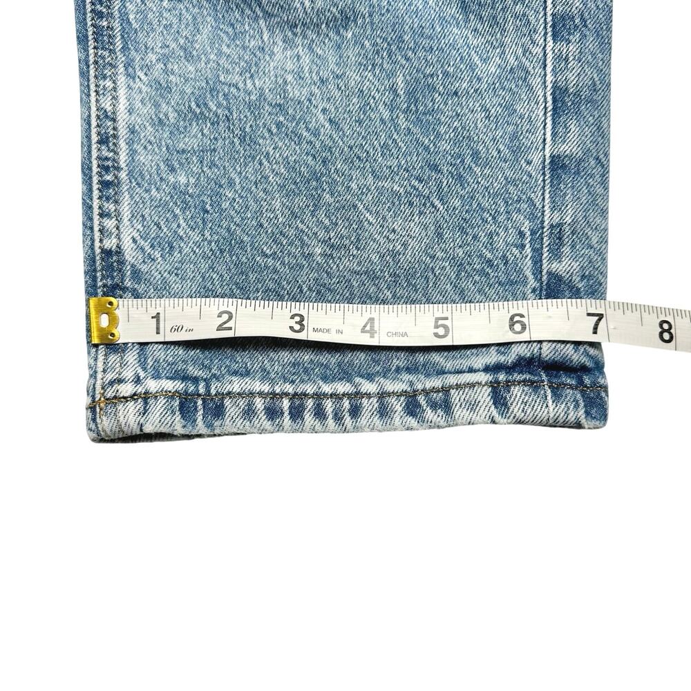 Lucky Brand | Women | Boy Distressed Mid Rise Relaxed Straight Leg Jeans | 30 R - Picture 7 of 16